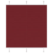 Pleated blind 120x150cm fabric width 119.4cm burgundy