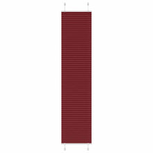 Plissé rolgordijn 40x200 cm stofbreedte 39,4 cm bordeauxrood