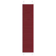 Pleated blind 45x200 cm fabric width 44.4 cm burgundy
