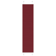 Plissé rolgordijn 50x200 cm stofbreedte 49,4 cm bordeauxrood