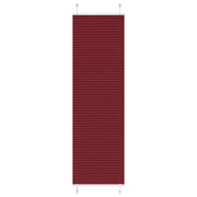Plissé rolgordijn 55x200 cm bordeauxrood