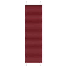 Plissé rolgordijn 55x200 cm stofbreedte 54,4 cm bordeauxrood