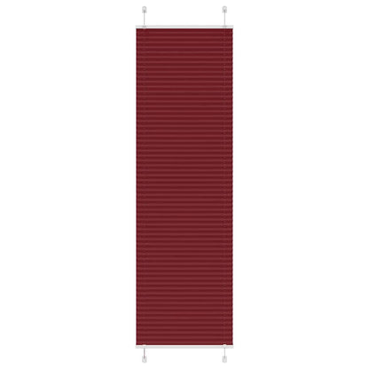 Plissé rolgordijn 55x200 cm stofbreedte 54,4 cm bordeauxrood