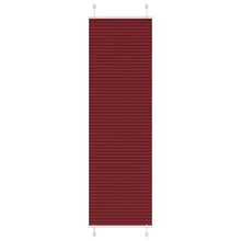 Plissé rolgordijn 60x200 cm stofbreedte 59,4 cm bordeauxrood