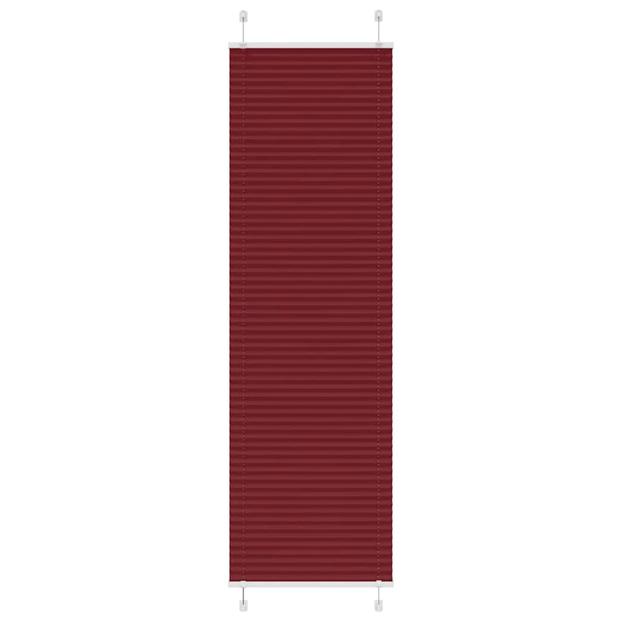 Plissé rolgordijn 60x200 cm stofbreedte 59,4 cm bordeauxrood