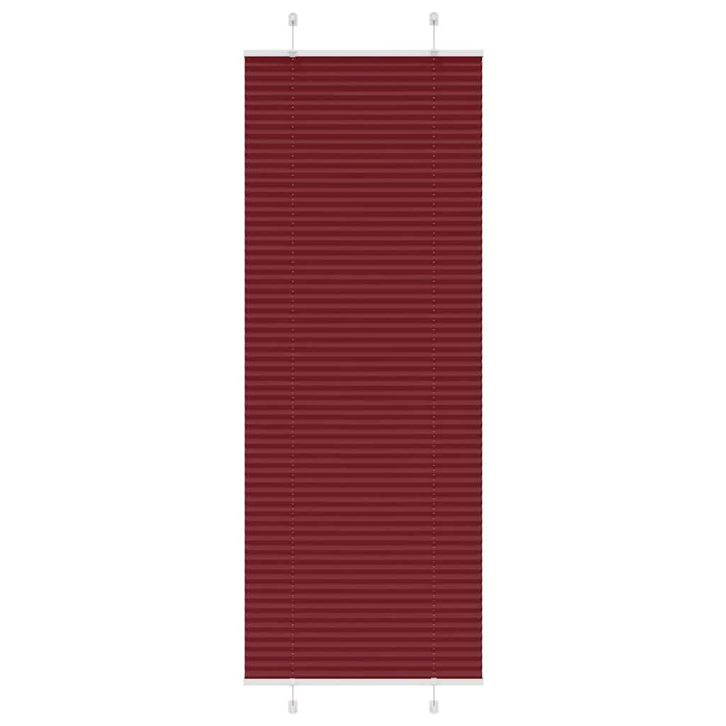 Plissé rolgordijn 70x200 cm stofbreedte 69,4 cm bordeauxrood