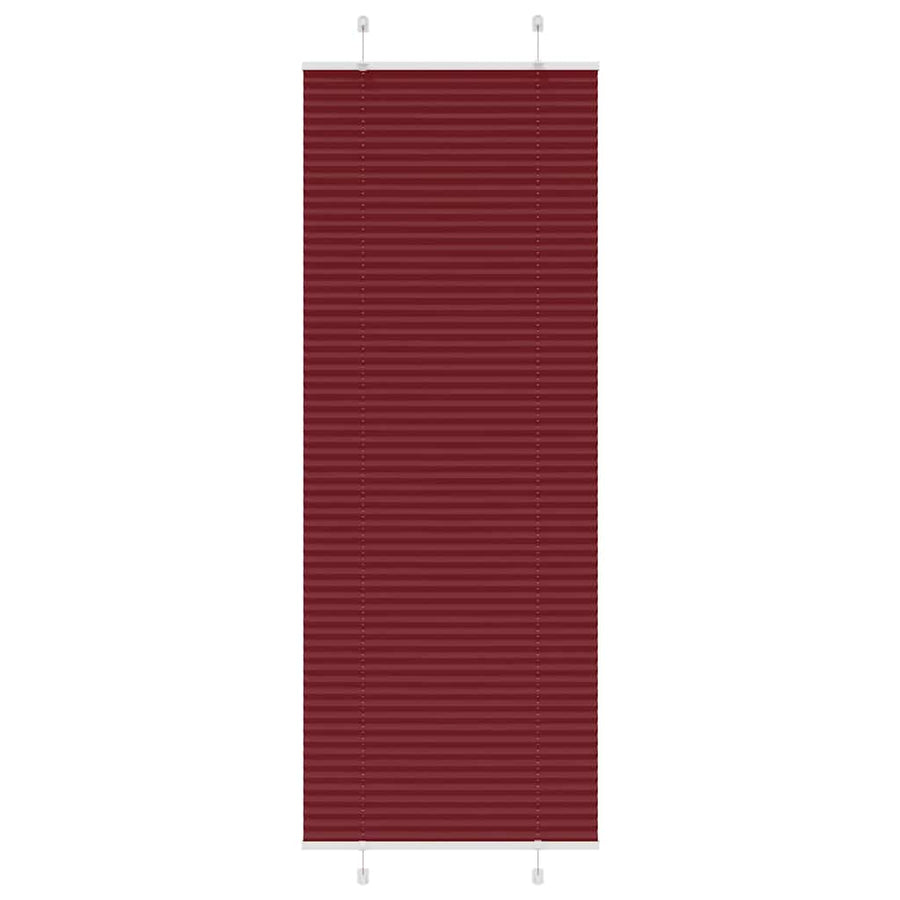 Plissé rolgordijn 70x200 cm stofbreedte 69,4 cm bordeauxrood