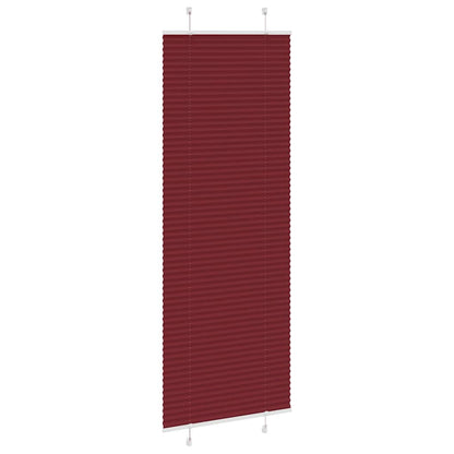 Plissé rolgordijn 70x200 cm stofbreedte 69,4 cm bordeauxrood