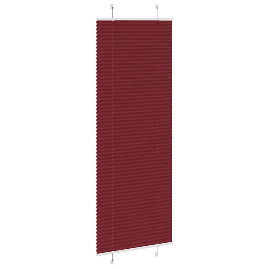 Plissé rolgordijn 70x200 cm stofbreedte 69,4 cm bordeauxrood