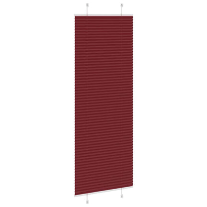 Plissé rolgordijn 70x200 cm stofbreedte 69,4 cm bordeauxrood