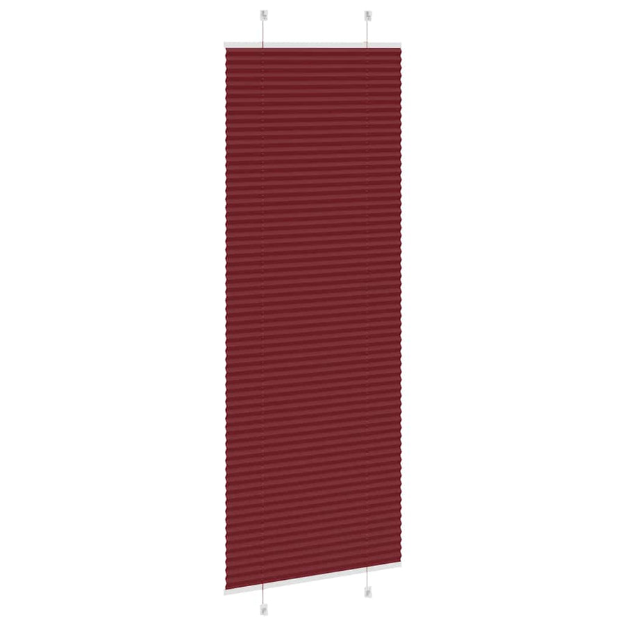 Plissé rolgordijn 70x200 cm stofbreedte 69,4 cm bordeauxrood