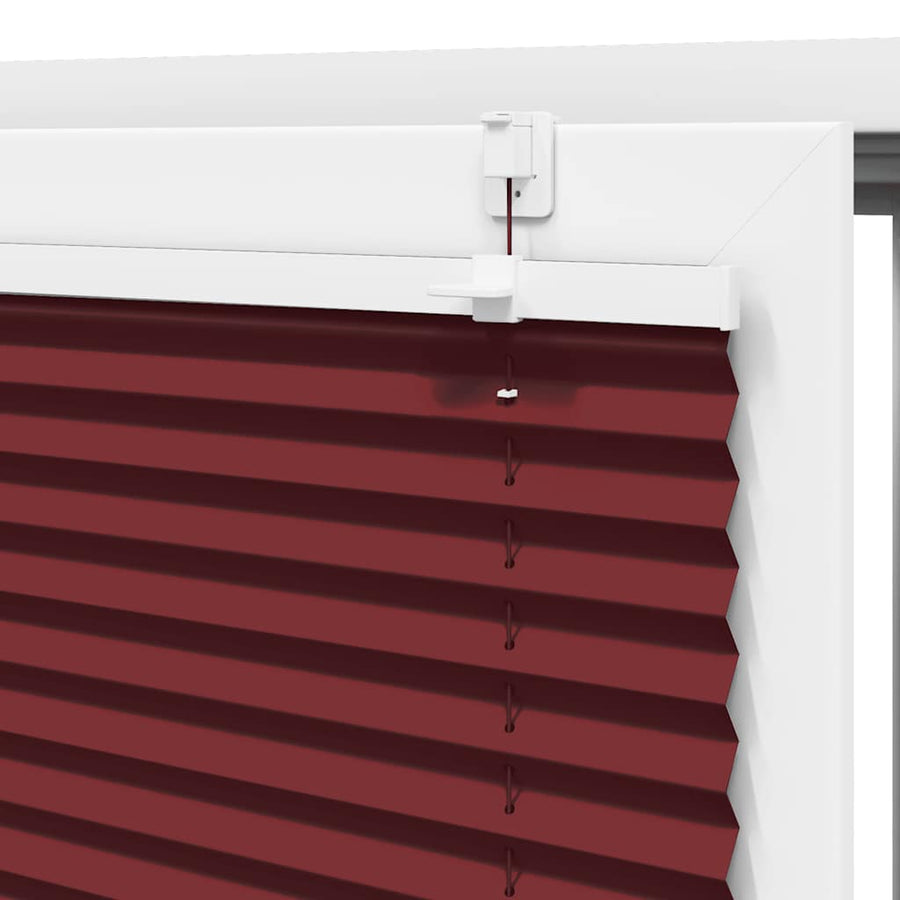 Plissé rolgordijn 70x200 cm stofbreedte 69,4 cm bordeauxrood