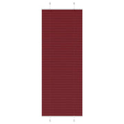 Pleated blind 75x200 cm fabric width 74.4 cm burgundy