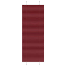 Plissé rolgordijn 75x200 cm stofbreedte 74,4 cm bordeauxrood