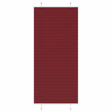 Plissé rolgordijn 85x200 cm stofbreedte 84,4 cm bordeauxrood