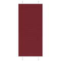 Plissé rolgordijn 95x200 cm stofbreedte 94,4 cm bordeauxrood
