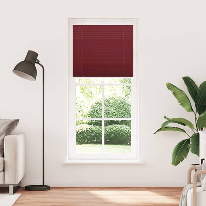 Plissé rolgordijn 95x200 cm stofbreedte 94,4 cm bordeauxrood