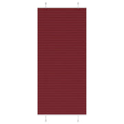 Pleated roller blind 100x200cm fabric width 99.4 cm burgundy
