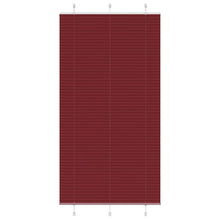 Plissé rolgordijn 110x200cm stofbreedte 109,4cm bordeauxrood