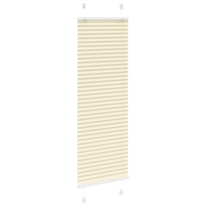 Plissé rolgordijn 40x100 cm stofbreedte 39,4 cm polyester crème