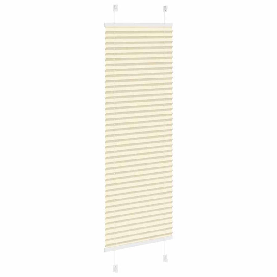 Plissé rolgordijn 40x100 cm stofbreedte 39,4 cm polyester crème