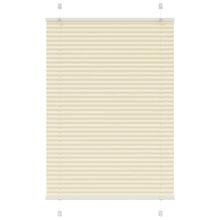 Plissé rolgordijn 95x100 cm stofbreedte 94,4 cm polyester crème
