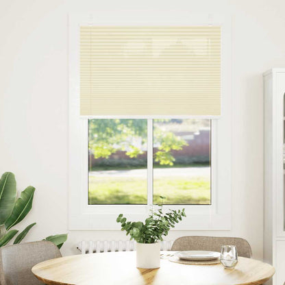 Plissé rolgordijn 95x100 cm stofbreedte 94,4 cm polyester crème