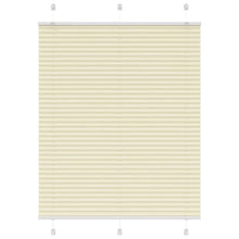 Plissé rolgordijn 105x100cm stofbreedte 104,4cm polyester crème