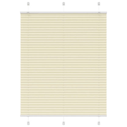 Plissé rolgordijn 105x100cm stofbreedte 104,4cm polyester crème