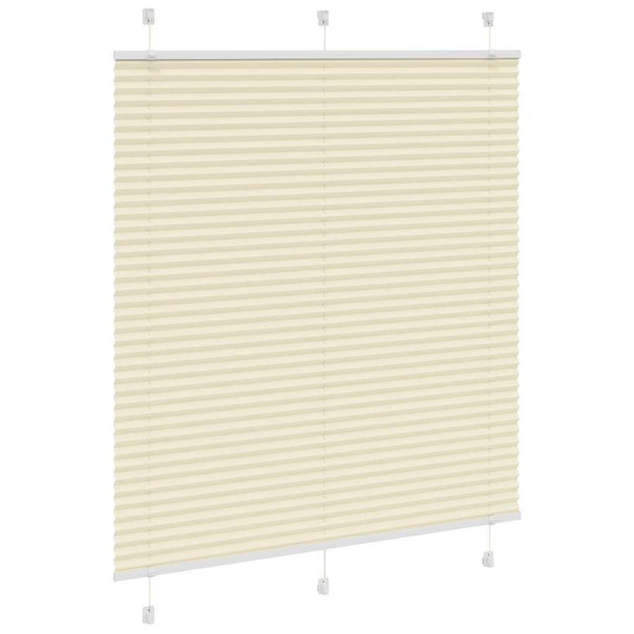 Plissé rolgordijn 115x100cm stofbreedte 114,4cm polyester crème