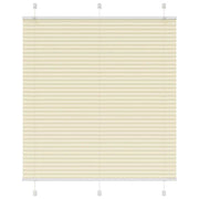 Pleated roller blind 120x100cm fabric width 119.4cm polyester cream