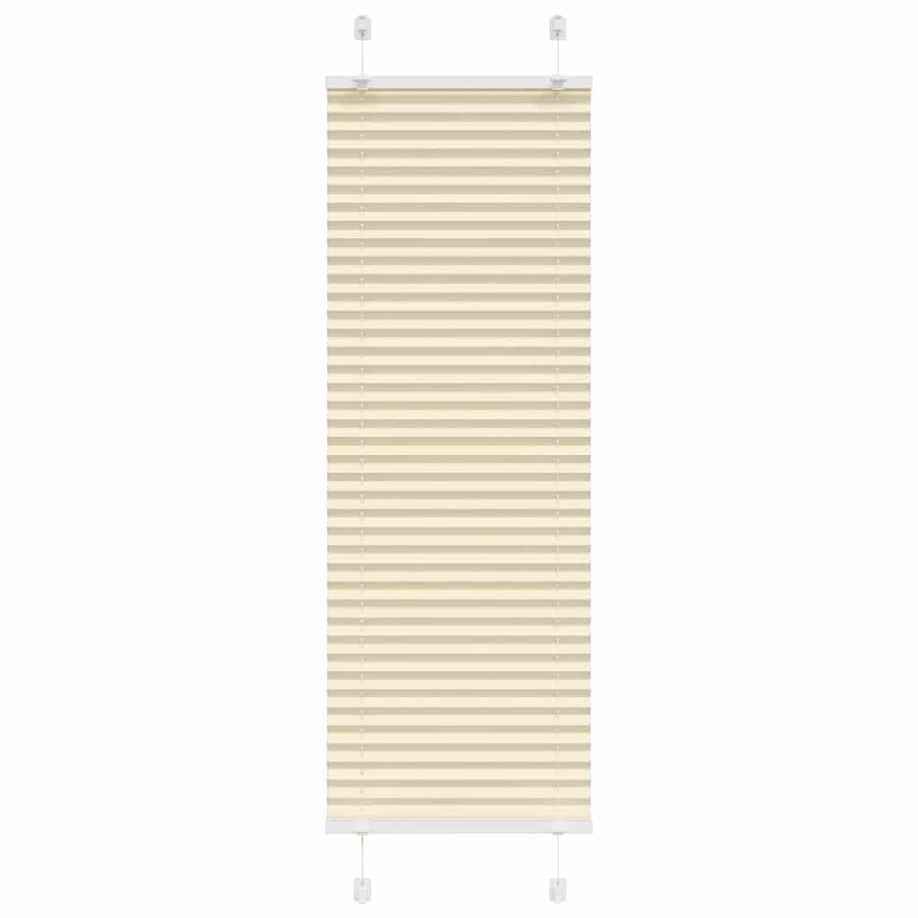 Plissé rolgordijn 40x150 cm stofbreedte 39,4 cm polyester crème