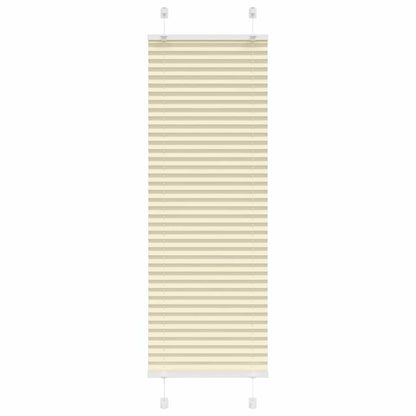 Plissé rolgordijn 40x150 cm stofbreedte 39,4 cm polyester crème