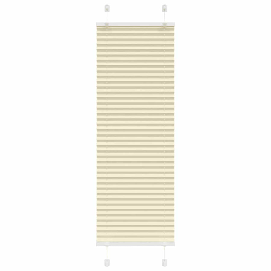 Plissé rolgordijn 45x150 cm stofbreedte 44,4 cm polyester crème