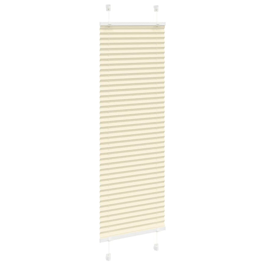 Plissé rolgordijn 45x150 cm stofbreedte 44,4 cm polyester crème