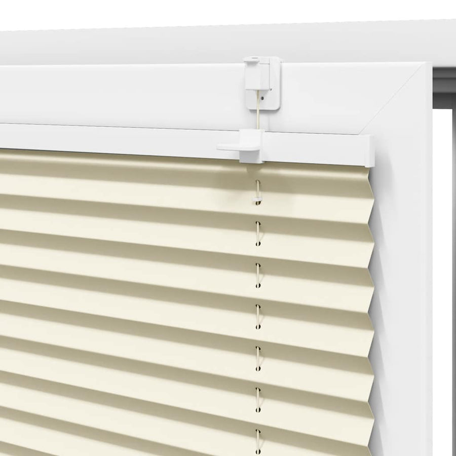 Plissé rolgordijn 45x150 cm stofbreedte 44,4 cm polyester crème