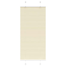 Plissé rolgordijn 55x150 cm stofbreedte 54,4 cm polyester crème