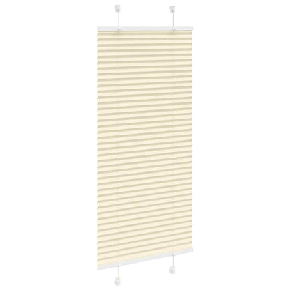 Plissé rolgordijn 55x150 cm stofbreedte 54,4 cm polyester crème