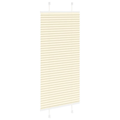 Plissé rolgordijn 55x150 cm stofbreedte 54,4 cm polyester crème