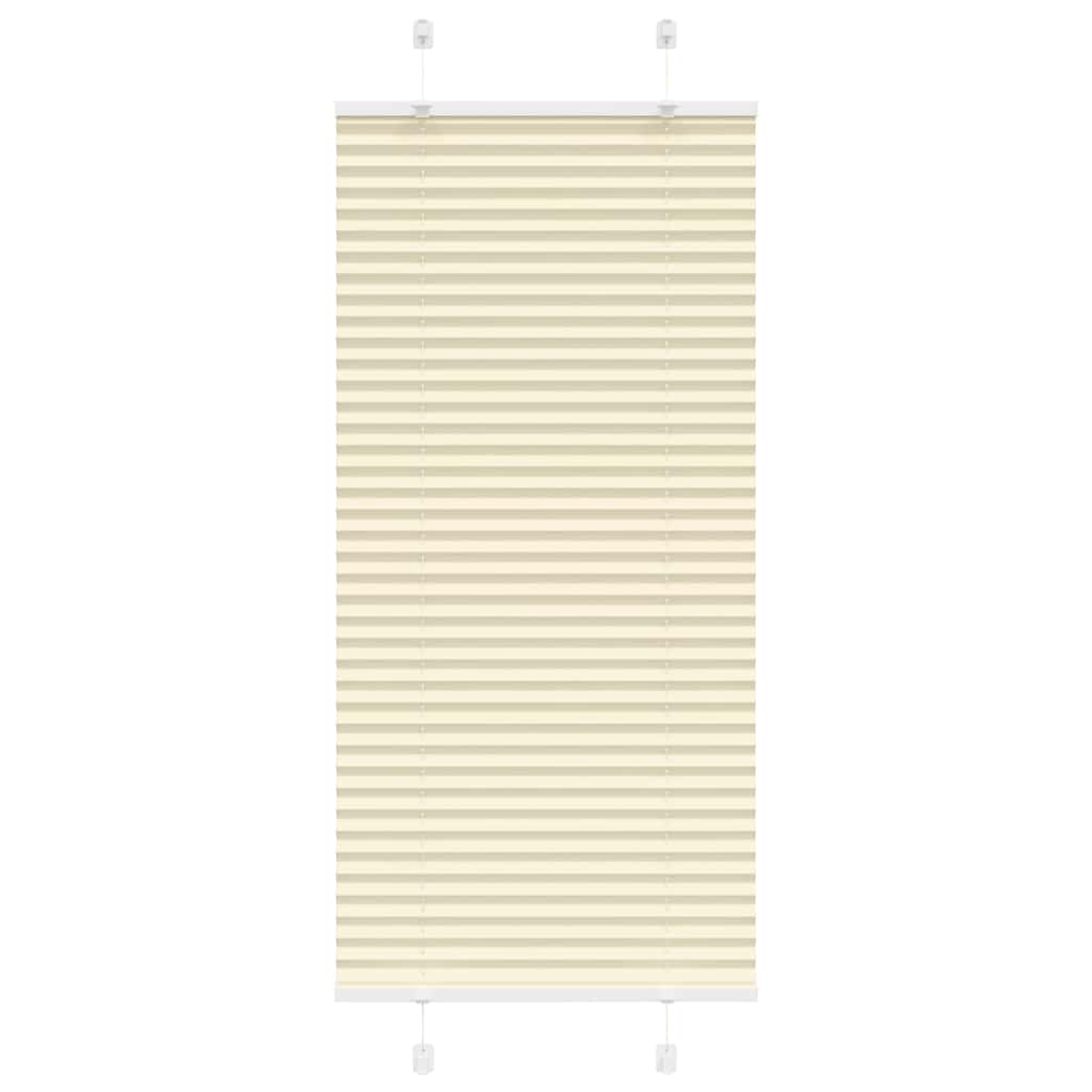 Plissé rolgordijn 60x150 cm stofbreedte 59,4 cm polyester crème
