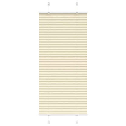 Plissé rolgordijn 60x150 cm stofbreedte 59,4 cm polyester crème