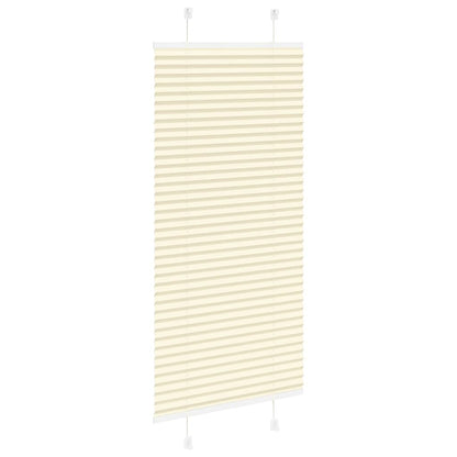 Plissé rolgordijn 60x150 cm stofbreedte 59,4 cm polyester crème