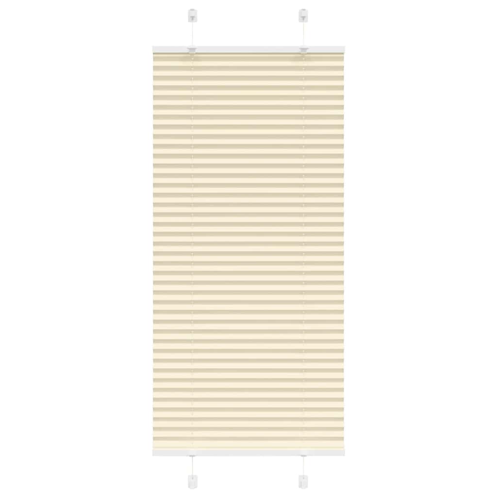 Plissé rolgordijn 65x150 cm stofbreedte 64,4 cm polyester crème