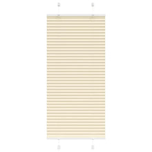 Plissé rolgordijn 65x150 cm stofbreedte 64,4 cm polyester crème