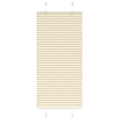 Plissé rolgordijn 65x150 cm stofbreedte 64,4 cm polyester crème