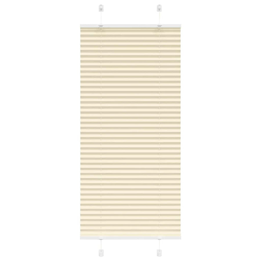 Plissé rolgordijn 65x150 cm stofbreedte 64,4 cm polyester crème