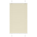 Plissé rolgordijn 70x150 cm stofbreedte 69,4 cm polyester crème