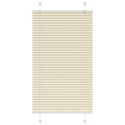 Plissé rolgordijn 70x150 cm crème polyester