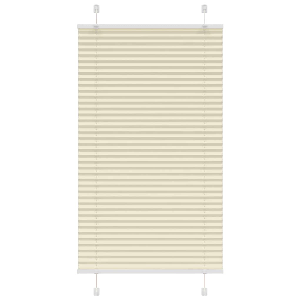 Plissé rolgordijn 70x150 cm stofbreedte 69,4 cm polyester crème
