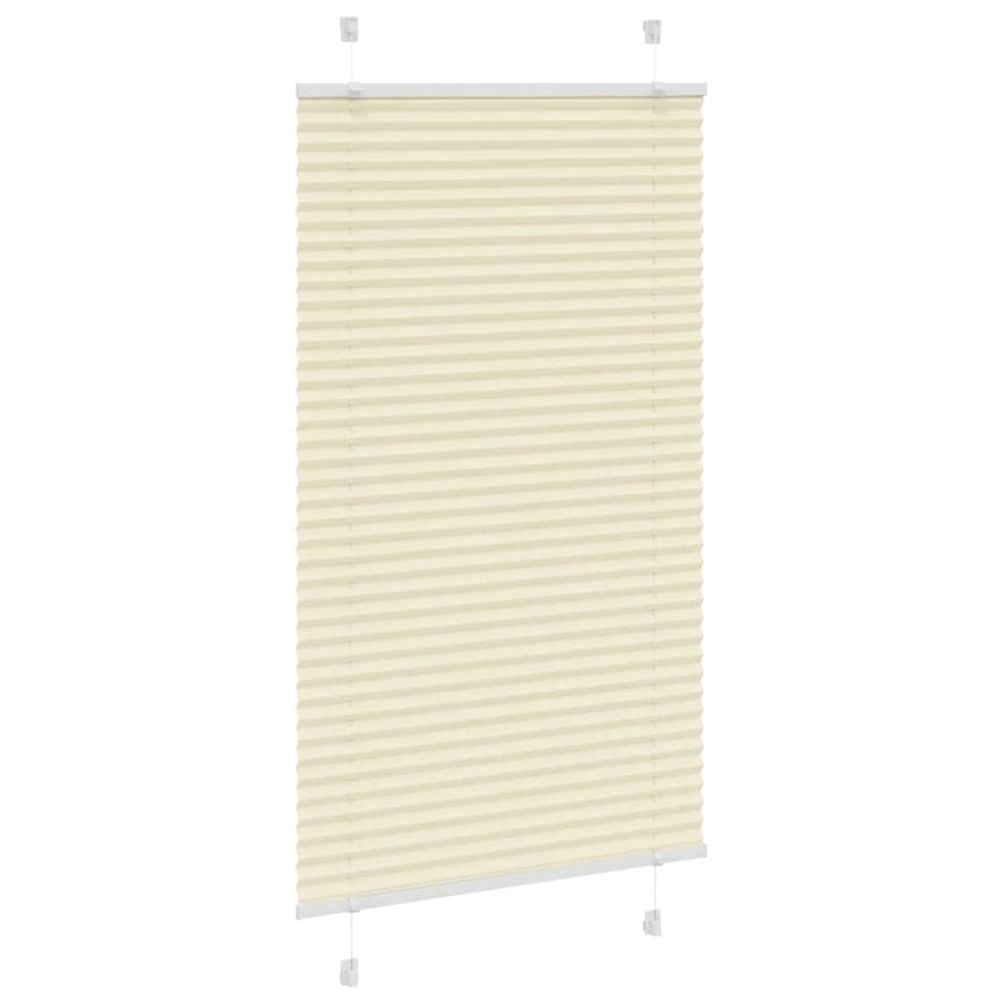 Plissé rolgordijn 70x150 cm stofbreedte 69,4 cm polyester crème